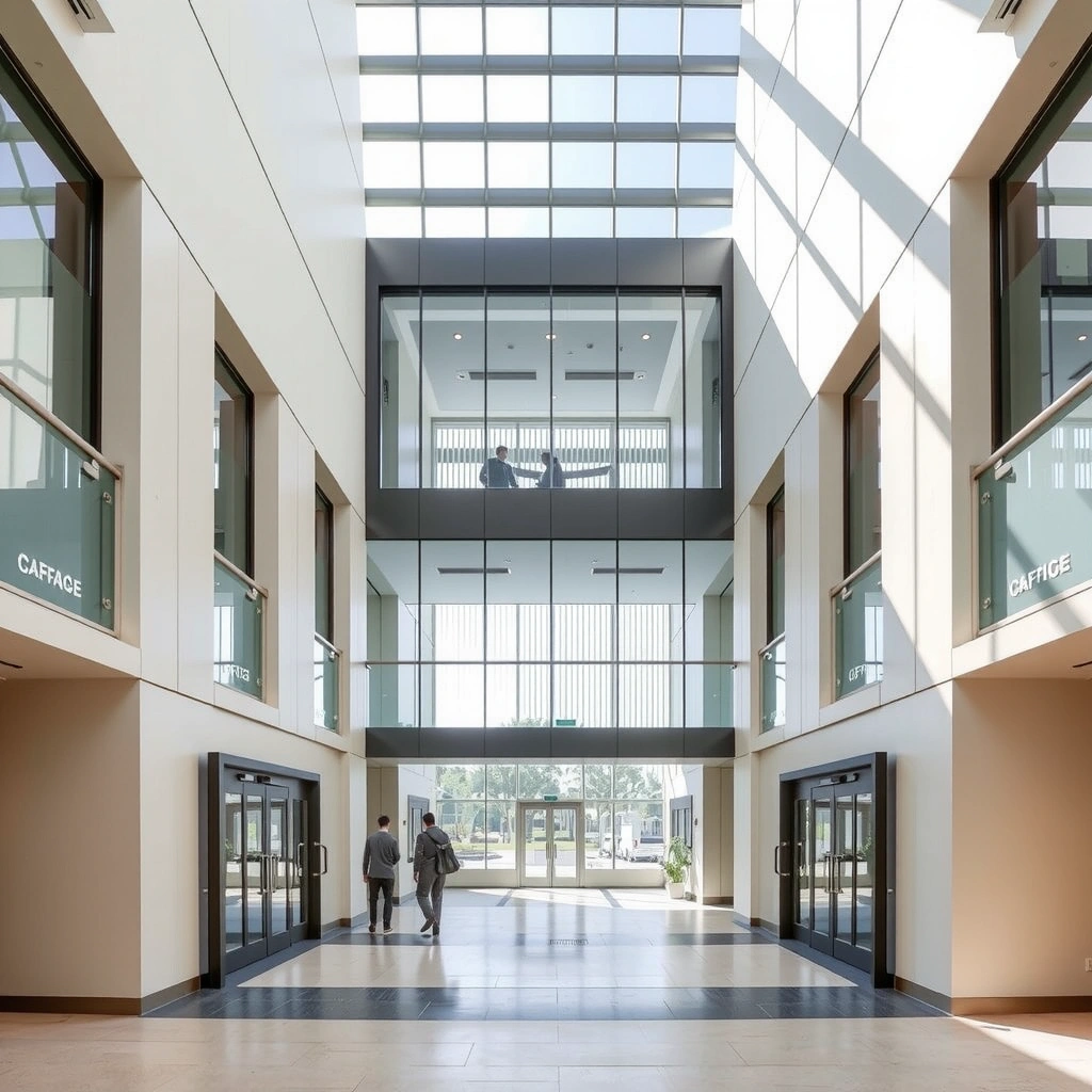 Modern office architecture background