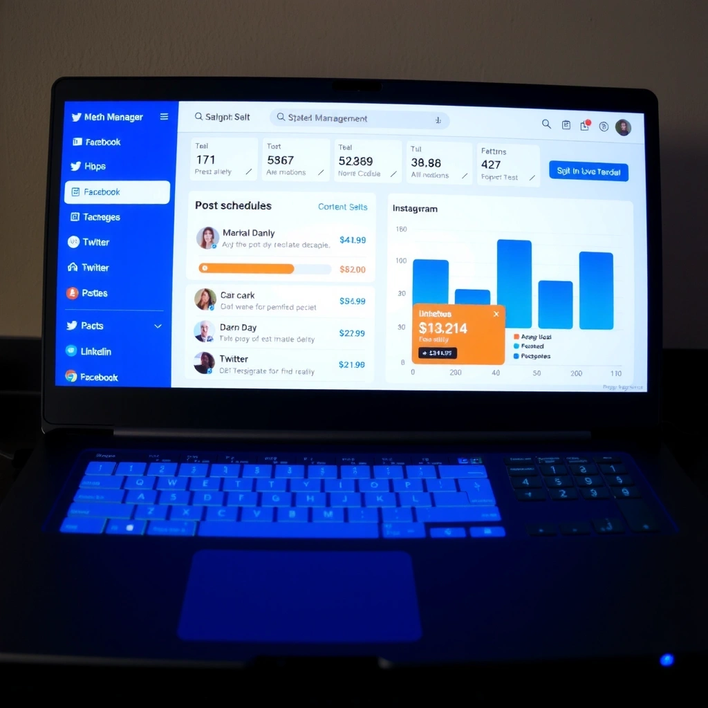 Social Media Management Dashboard